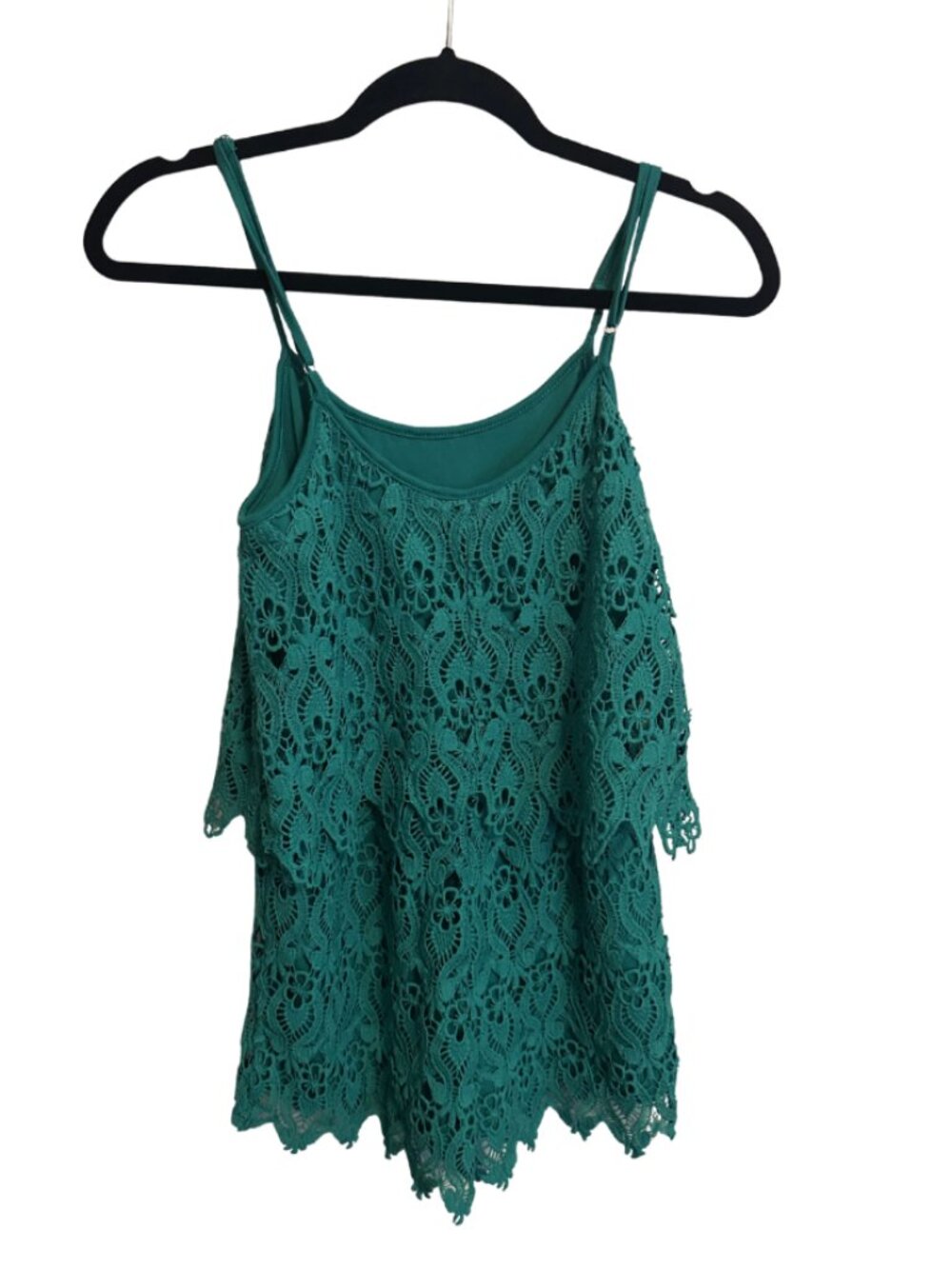 Miami Green Lace Romper